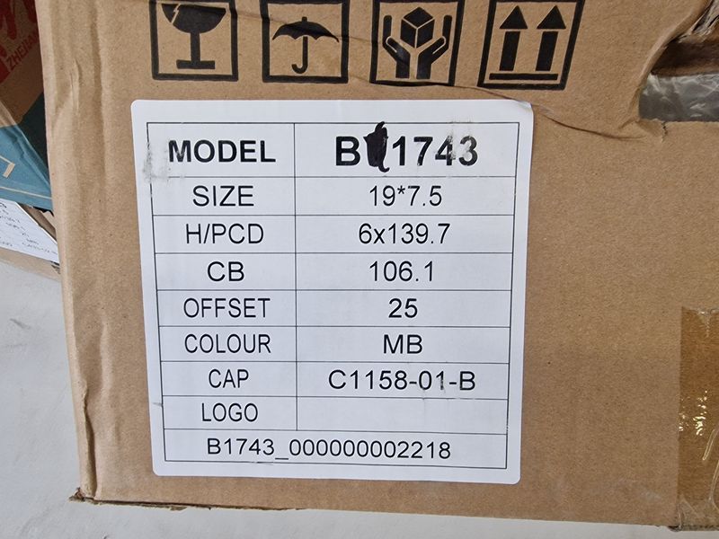 19цола Toyota LandCruiser, Тойота 6х139.7