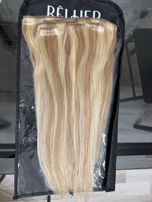 Extensii Belher Deluxe- păr natural Remy, 45 cm