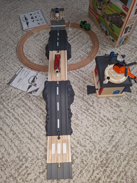 Set Playtive traseu lemn ca nou.