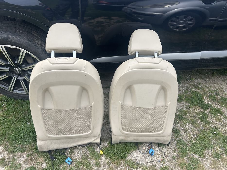 предни седалки ( облегалки ) AUDI Q7 4m с Air bag вентилация и подгрев