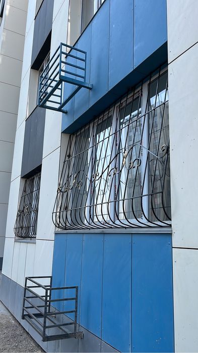 Решетки на окна и двери сварные в Алматы