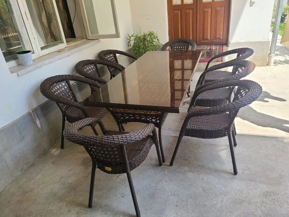 Ротанг/ратан/ратанг стол стулы