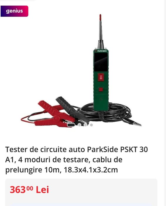 Tester de tensiune  de la 6 la 30 V