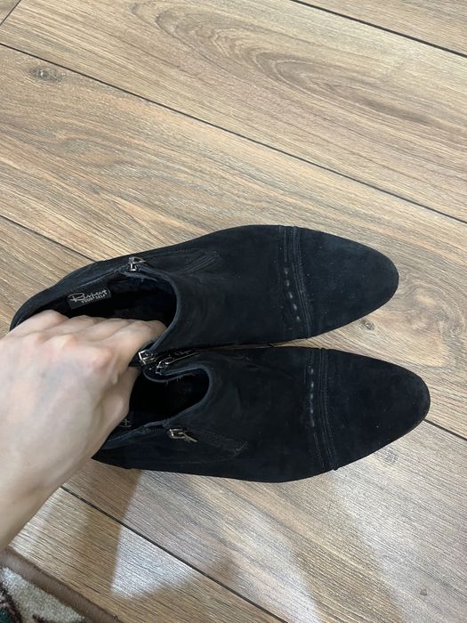 Замшевые ботинки челси