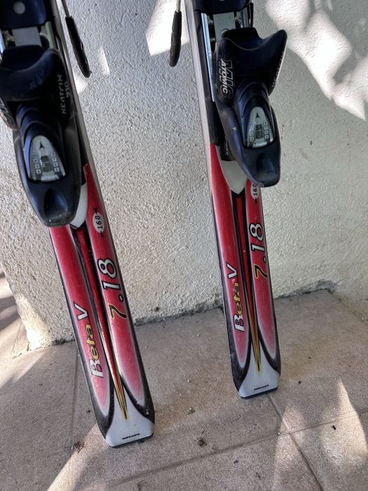 Ски Atomic beta V 7.18 и щеки Leki Ventrix Ultra 6.0 series