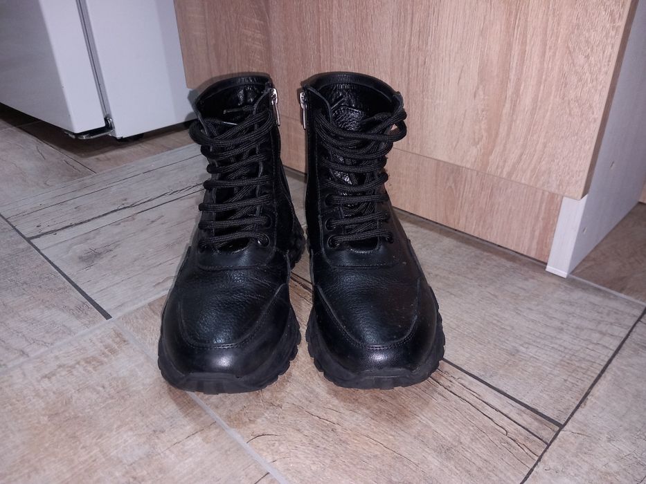 Дамски боти - естествена кожа