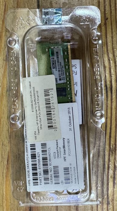 HDD SSD Блок питания ОЗУ для серверов HP и DELL