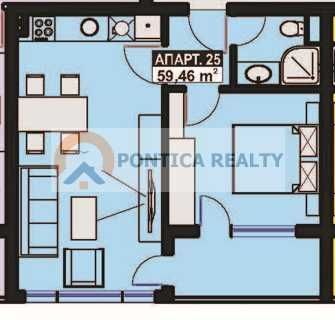 Дава се под наем Двустаен апартамент в Поморие - 59 кв.м за 80271 € - Снимка #4