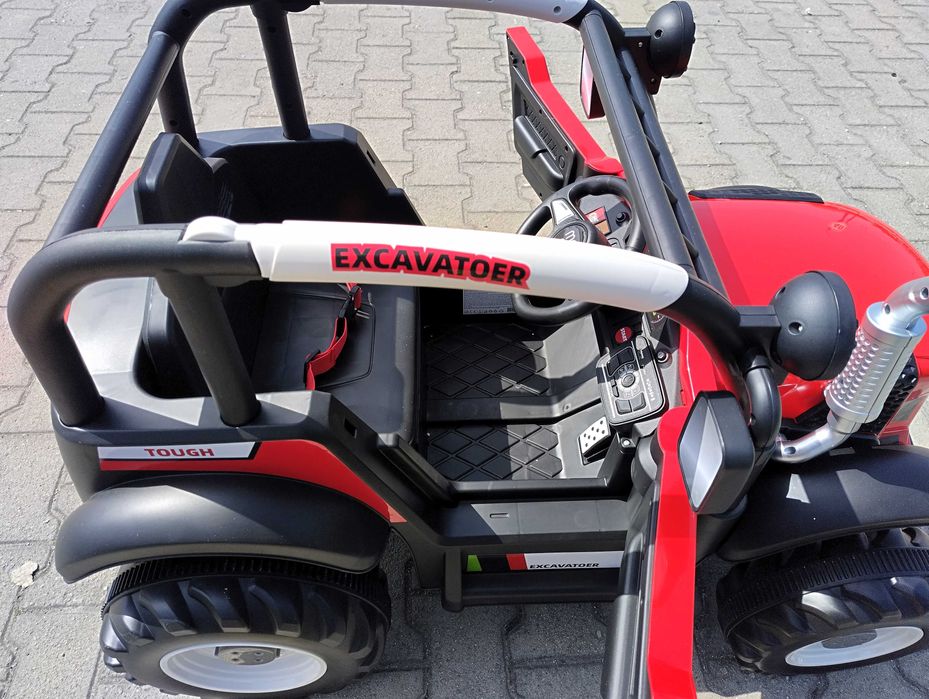 TEXAS акумулаторен трактор HARVEST червен