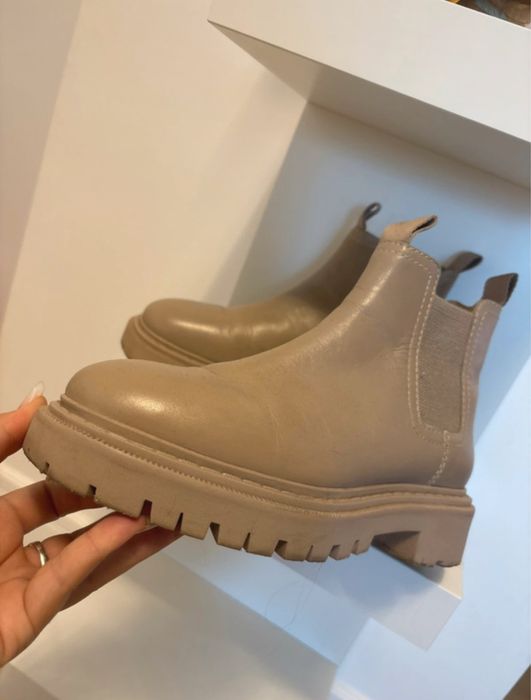 Ghete piele naturala H&M 39