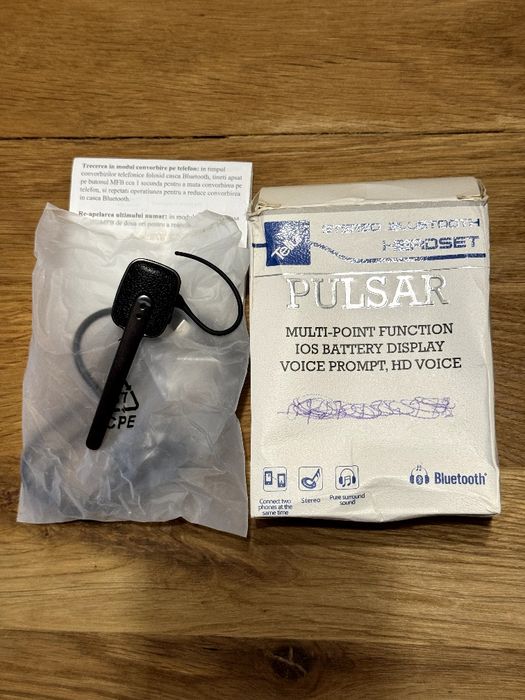 Cască Bluetooth Tellur Stereo Headset Pulsar [NOU-NOUȚĂ]