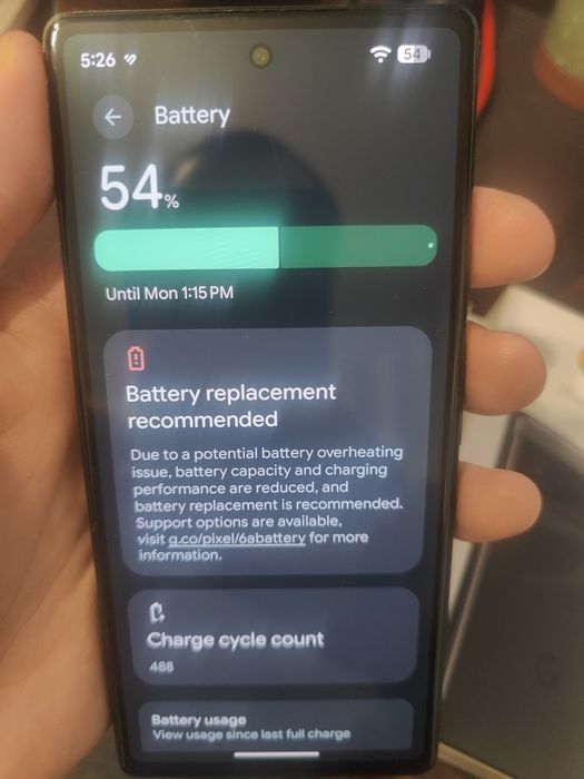 Pixel 6a 128gb black