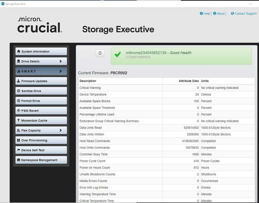 Crucial CT2000T500SSD5 — 2TB SSD  M.2 NVMe gen4 PS5