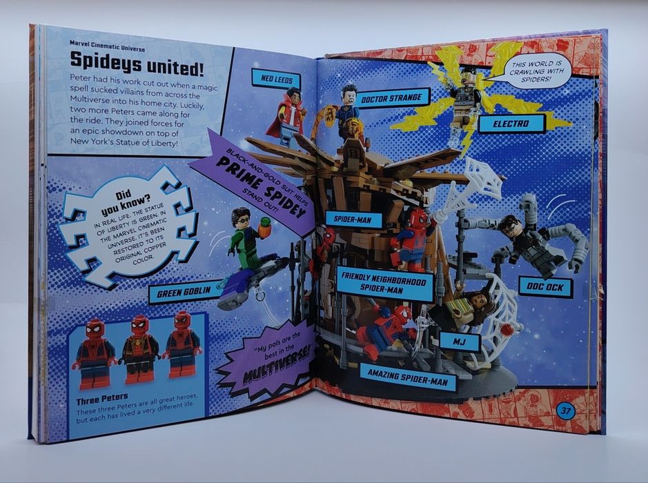 Lego spiderman book