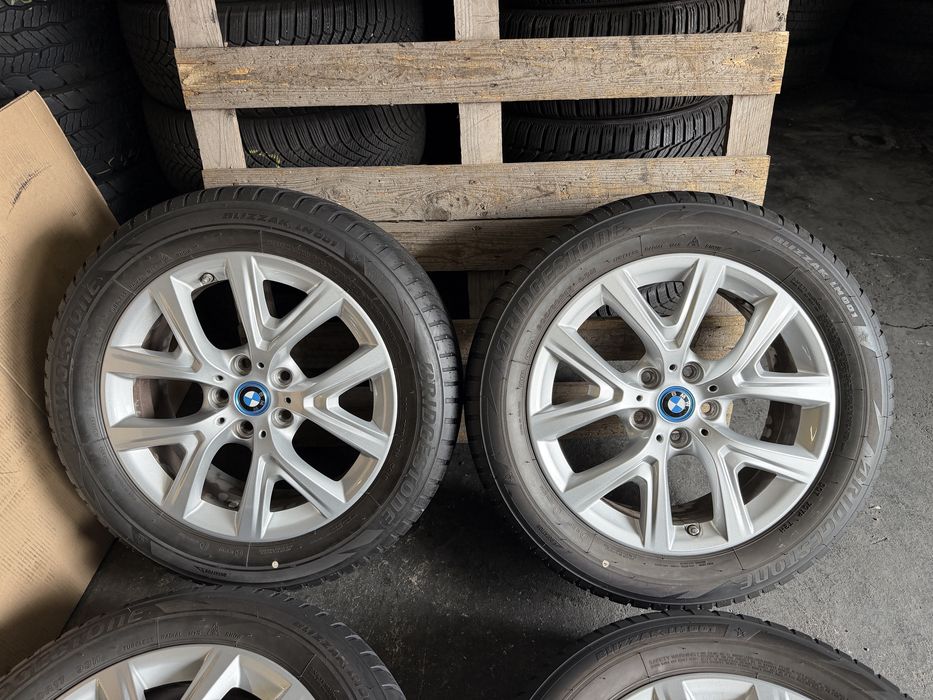 Roti Bmw X1 , X2 , Seria 2 , cod : 6856076  ,17 inch’ + anvel iarna 205/60/17 , Bridgestone , RunFlat , 6.5 mm !