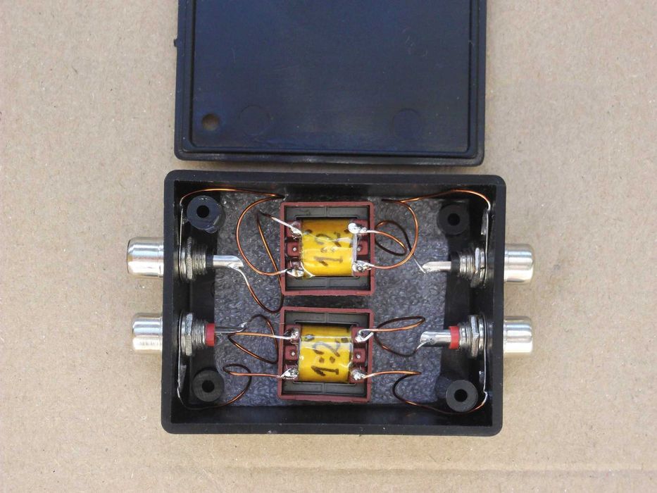 Предусилвател пасивен трансформаторен (собствена изработка)