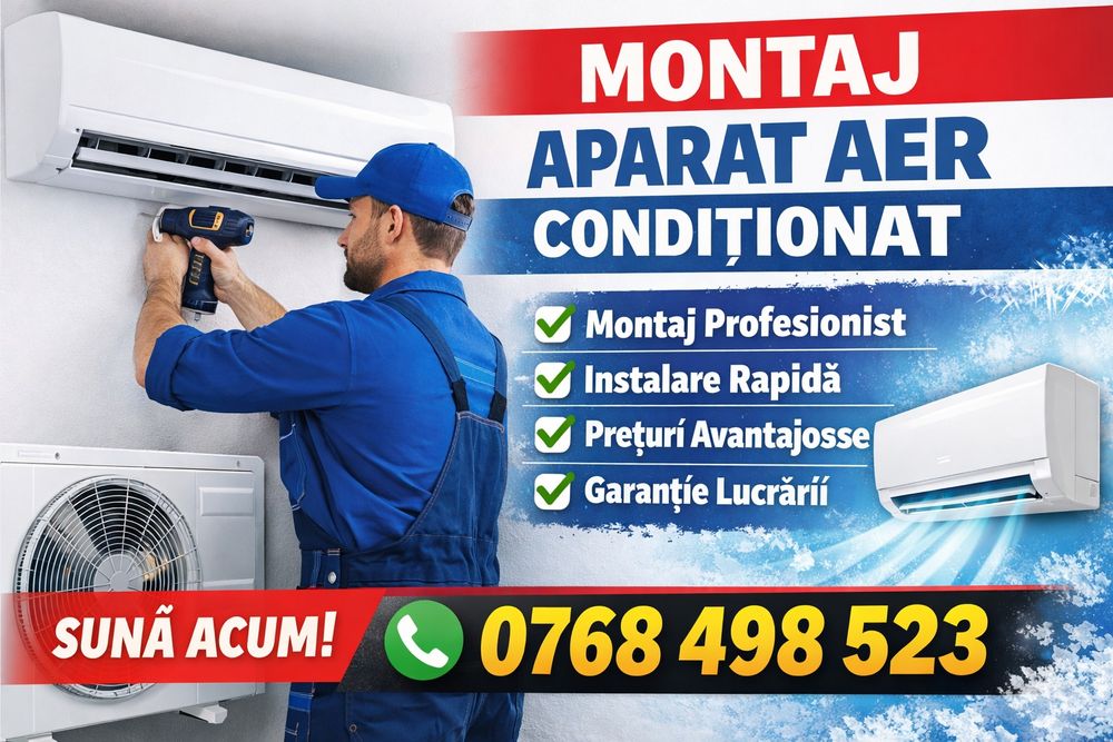 Montaj aparate de aer condiționat