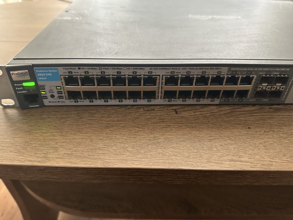 Procurve 2810-24G 24 портов гигабитов суитч