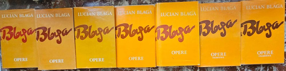 Lot 11 volume Lucian Blaga (7 din seria Opere ed Minerva) si 4 alte volume