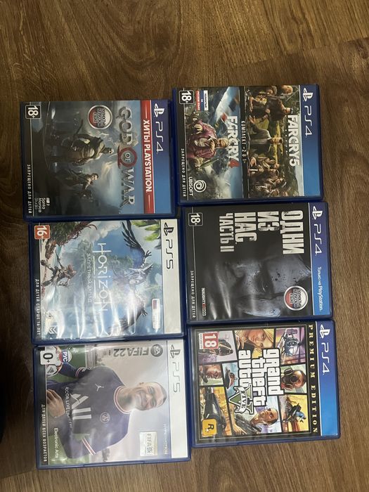 Продам диски  PlayStation  5-4