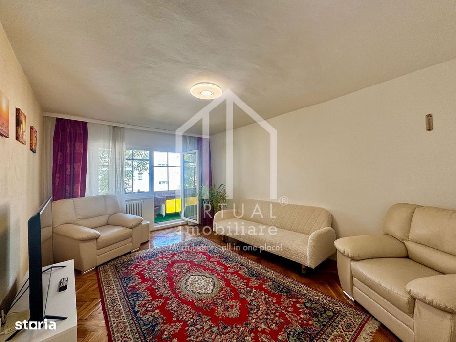 Apartament cu 4 camere, 80mp utili + 2 balcoane, etaj 3 - C. Dumbravii