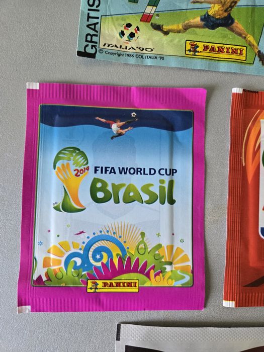 Panini sticker retro pack.