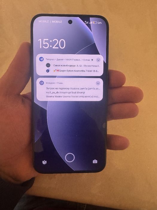 Redmi Not 15 pro 5g Qora rang