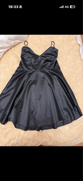 Rochi mini din satin, S