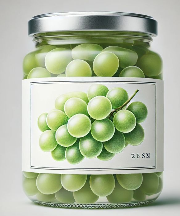 Чищеный виноград Dh 850гр.