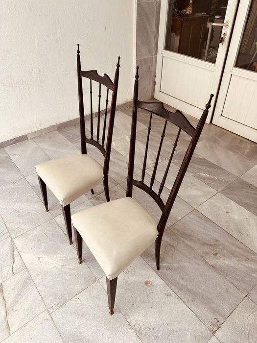 Шведски дизайнерски столове – 2 бр., скандинавски винтидж стил