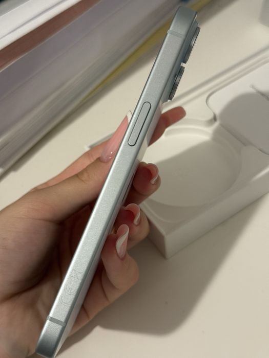 ‼️urgent‼️ iPhone 15, blue, 128 gb, stare foarte buna