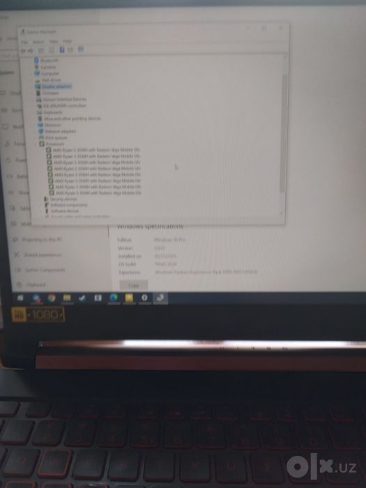 Acer Nitro 5 AMD Ryzen 5 3550H 512gb