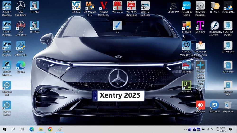 Xentry Cars Trucks 12.2025 DTS Vediamo WIS-ASRA 2021 EPC Starfinder