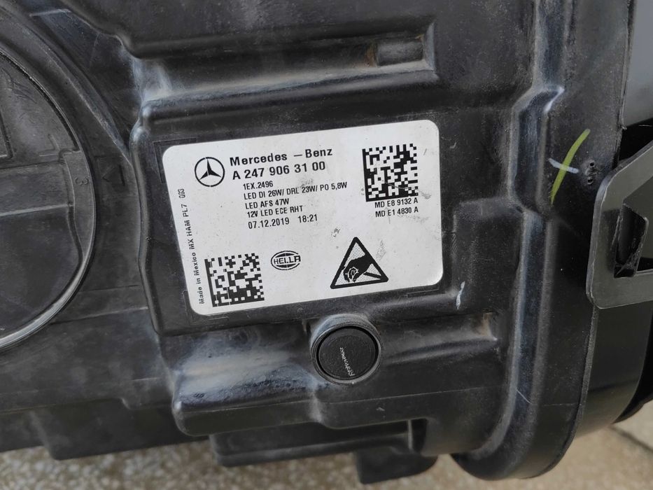 Фар Mercedes GLB 247 LED ляв / Фар Мерцедес ГЛБ 247 Оригинален