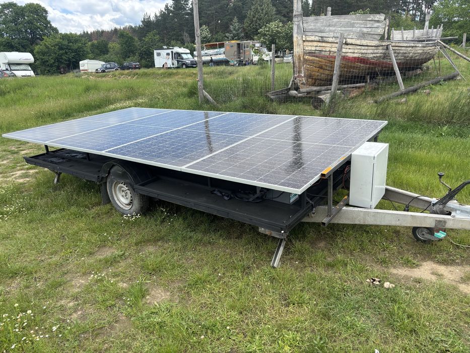 Соларна платформа 3kW / преместваема соларна система