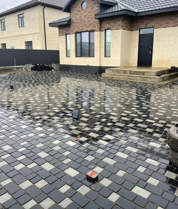 Брусчатка мраморная