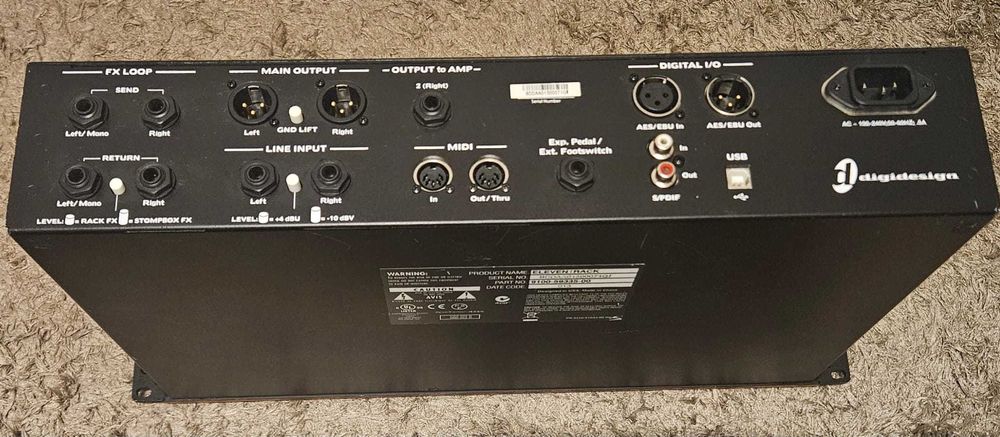 Interfata audio Avid Eleven Rack Guitar Multi Effects Processor