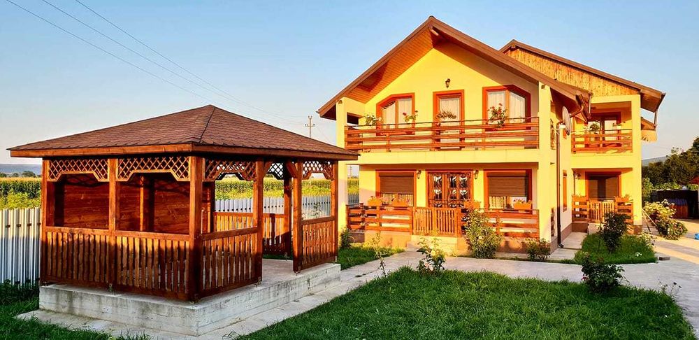 Foisor lemn 4x3m Bucuresti Ilfov montaj 4 ore pergola terasa pavilion