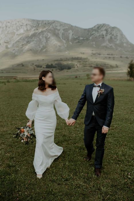 Rochie de mireasă creatie originala artist Romana G. Urmanczy (Cluj)