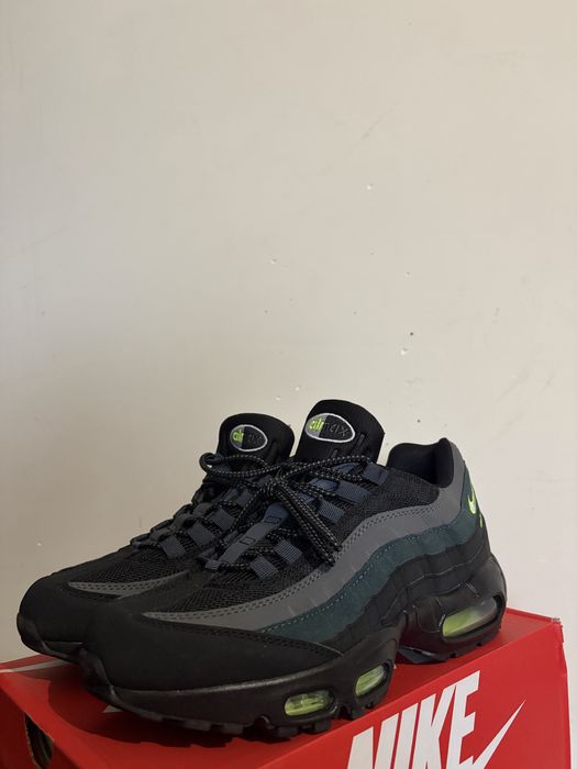 Nike Air Max 95 Retro Logo Black/Grey Volt - 40,41,42,43,44,45,46