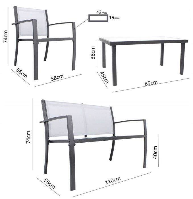 Set mobilier gradina/terasa