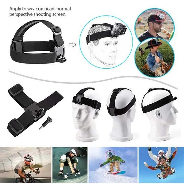 Set accesorii esentiale pt camera actiune GoPro Hero 13 12 11 10 9 8 7