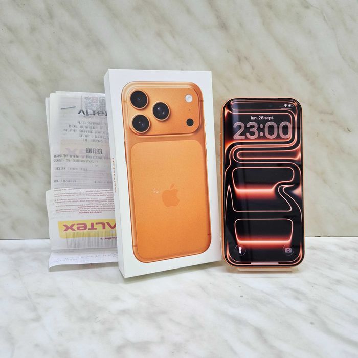 Apple iPhone 17 Pro 256GB 5G Cosmic Orange, Zeus Amanet Militari 37299