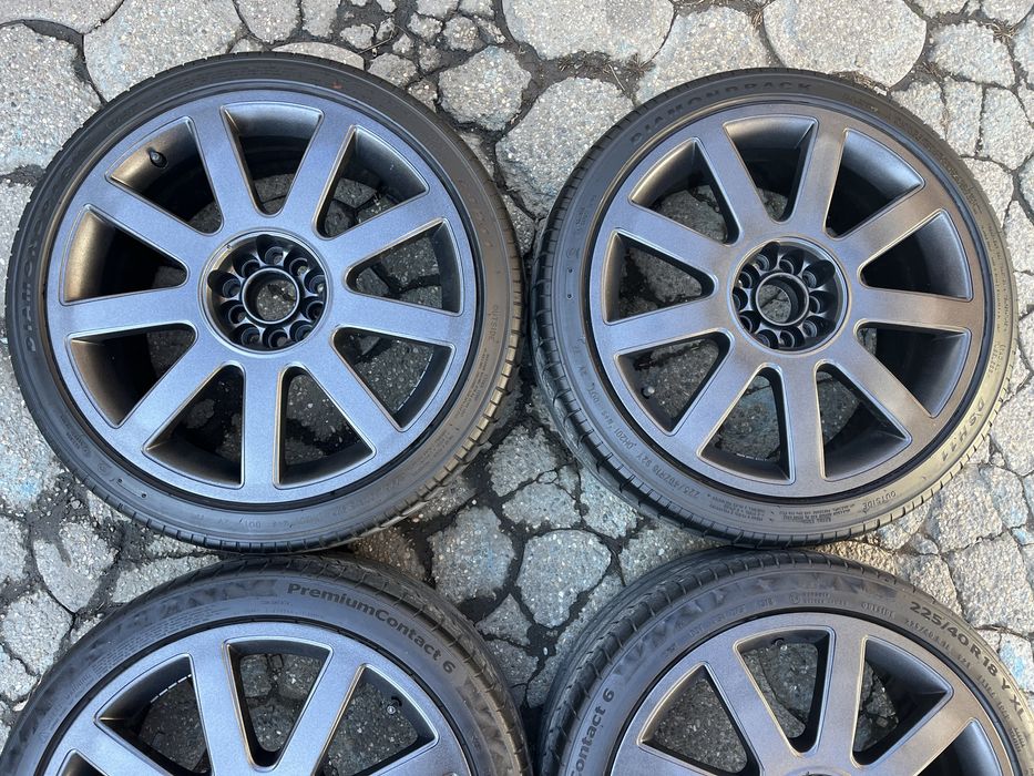 Jante aliaj 5x112mm, anvelope vara 225/40 R18, VW, Audi, Seat, Skoda