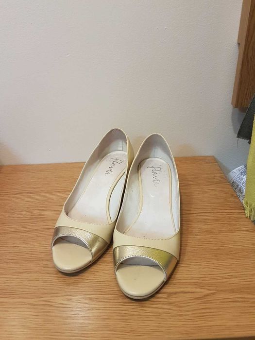 Обувки Флавия от естествена кожа с коркова подметка, 38 номер