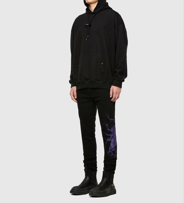 DIESEL D-AMNY Stretch Skınny Black Jeans/мъжки дънки W32