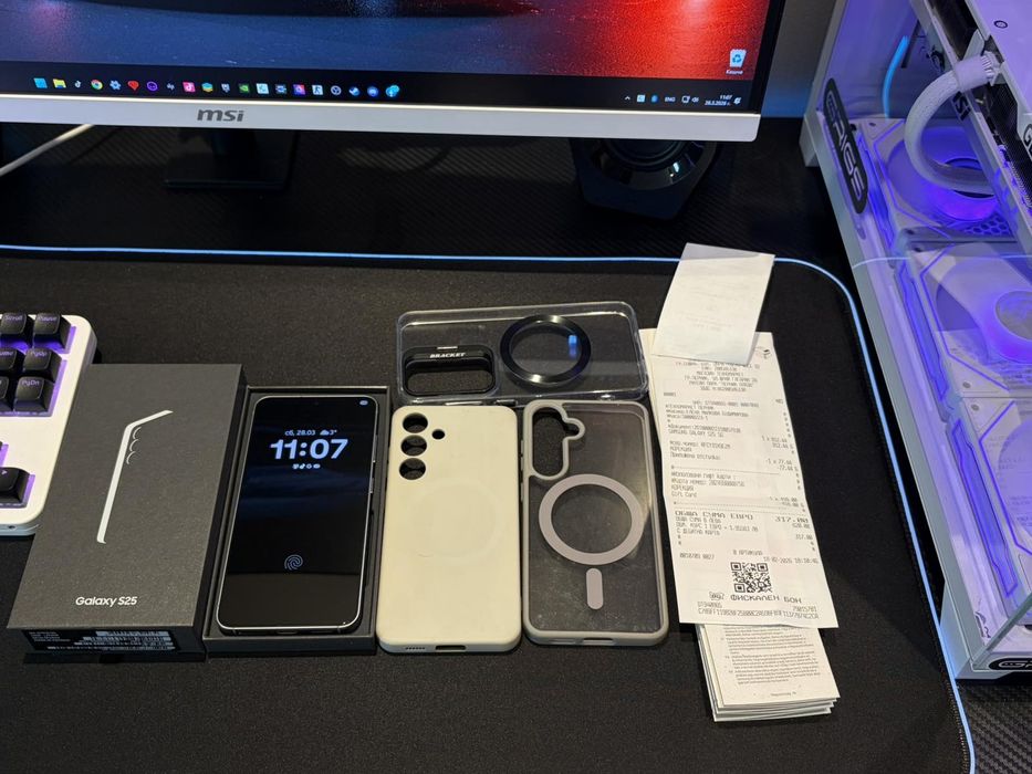 S25 256GB  Неразличим от нов на 40 Дни!