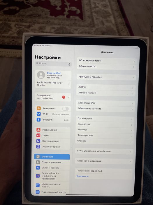 Ipad в очень хорошем состоянии почти новый
