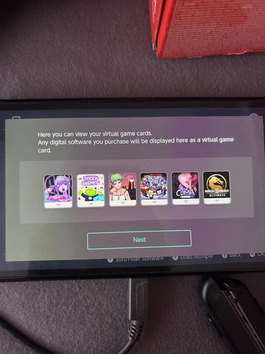 Nintendo switch OLED с 20 игри