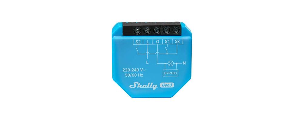 Shelly 1L Gen3 – Смарт Превключвател без Нулев Проводник